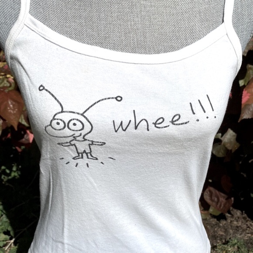 NWOT collectible Moby Teany Tea Whee! tank top  size M